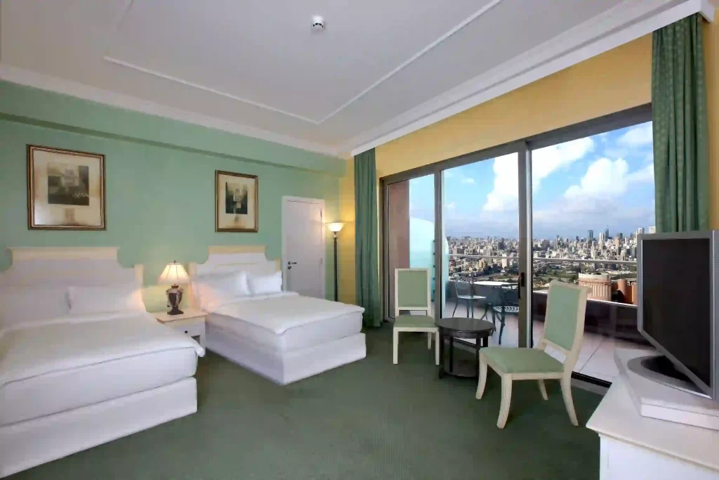 Twin rooms at al habtoor city beirut